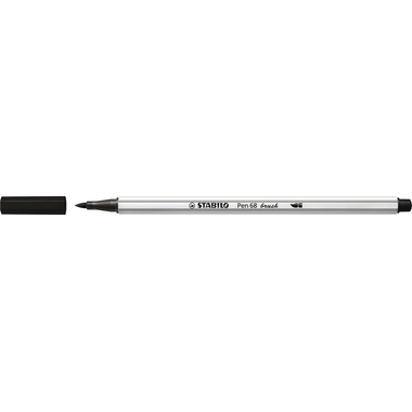 STABILO Stylo Fibre 68 brush 568/46 noir