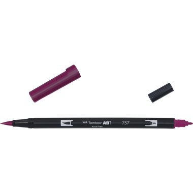 TOMBOW Dual Brush Pen ABT 757 bordeaux