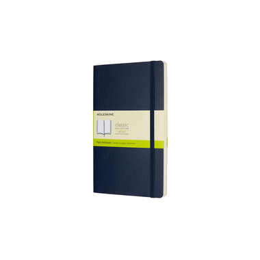 MOLESKINE Notizbuch L/A5 854757 Blanko,Soft Cover,Saphir