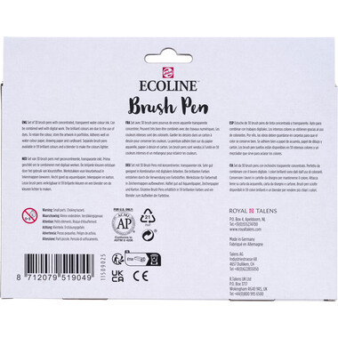 TALENS Ecoline Brush Pen Set 11509005 ass. 30 Stück