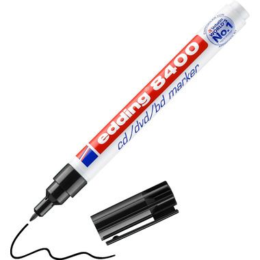 EDDING CD-Marker 8400 0,5-1mm 8400-1 schwarz