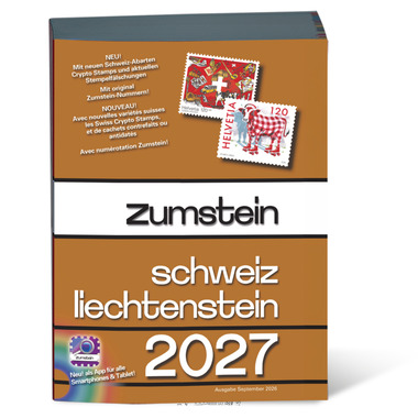 Catalogue de timbres Zumstein 2027 (al/fr)