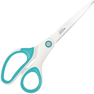 LEITZ Ciseaux titan WOW 53192051 blanc/bleu glacier 20.5cm