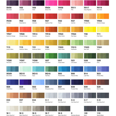 COPIC Marker Classic 20075160 Set A, 72 pcs.