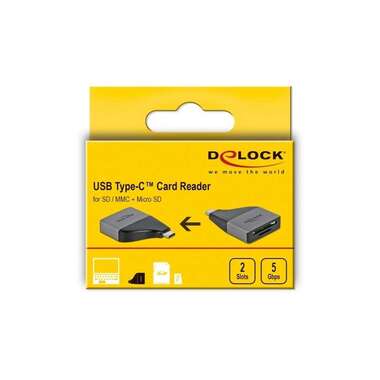 Delock Card Reader Extern 64117 USB Type-C