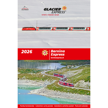 CALENDARIA Bildkalender 2026 9783036205380 Bernina / Glacier ML 14.8x22cm