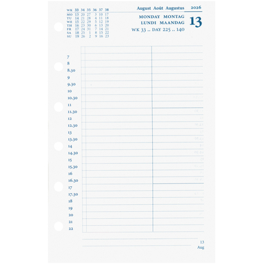 SUCCES Agenda Junior 2026 842209000026U 1T/1S Ersatzkal. 8x12.5cm
