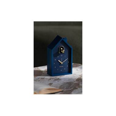 KARLSSON Wecker Modern Cuckoo Oro Dark Blue