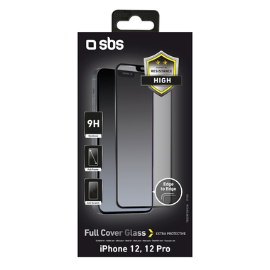 Glas Displayschutz für iPhone 12/12 Pro von SBS