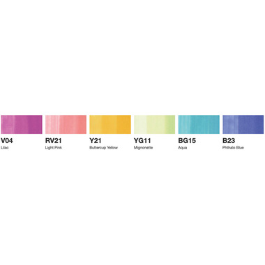 COPIC Marker Ciao 22075667 6er Set Pastels