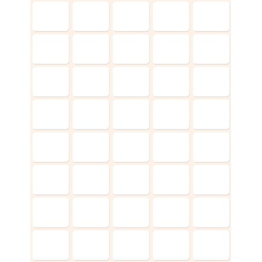 AVERY ZWECKFORM Étiquettes univers. 22x18mm 3318 blanc 1200 pcs./30 flls.