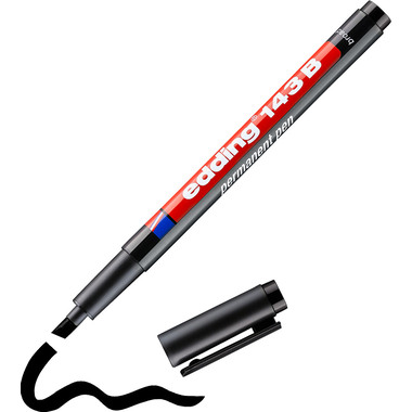 EDDING OHP-Marker permanent B 143-1 schwarz