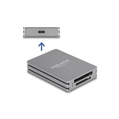 Delock Card Reader Extern 91011 USB type-C pour SD/CFexpress Type B