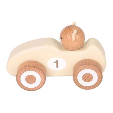 Spielba Holzspielwaren Première voiture Ours