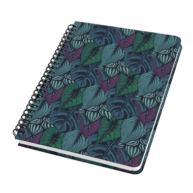 JOLIE Carnet à spirales A5 JN612 Jungle Dreams, dots 120 pages