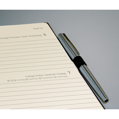 CONCEPTUM Wochenkalender 2026 C2663 1W/2S dunkelblau 15.1x10.8cm
