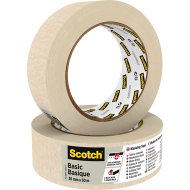 SCOTCH Tape Basic 36mmx50m BASIC3650 beige
