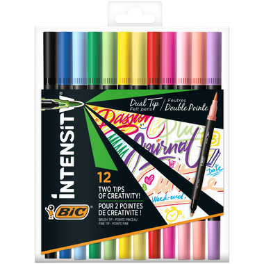 BIC Stylo feutre Dualtip Intensity 503847 12 pcs.