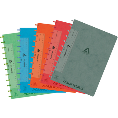 ADOC Cartella ad anelli LIN-EX A4 6845.742 ass., a scacchi 144 pagine