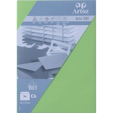 ARTOZ Enveloppes 1001 C6 107324183 100g, vert bouleau 5 pcs.
