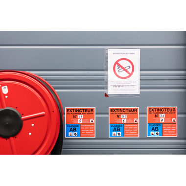 3L Pochettes adhesives A3 A3 12.62 avec coin aimant 2 pièces