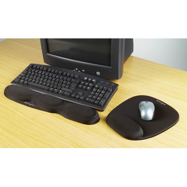 KENSINGTON Schaumstoff-Mousepad 62384 with wirst rest blk
