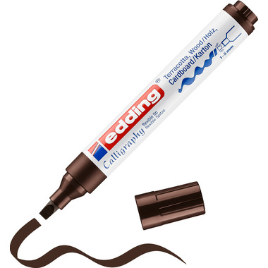 EDDING Permanent Marker 1455 1-5mm 1455-18 dunkelbraun