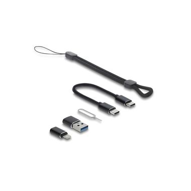 Delock Card Reader External USB-C 5 Gbps for SD and Micro SD