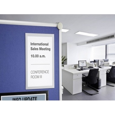 DURABLE Duraframe GRIP A4 496823 argent