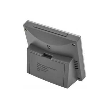 TFA Dostmann Réveil radio-piloté Argent