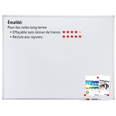FRANKEN tableau blanc SC2202SB X-tra!Line emailliert 60x90cm