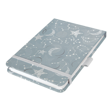 JOLIE Notizbuch A6 JN348 Cosmic Fantasy Grey,dot 158 S.