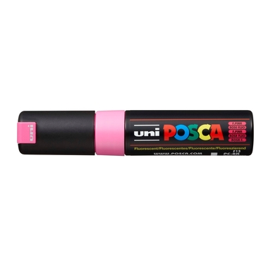 POSCA Marker 8mm PC-8K F.PINK fluo rosa, Keilspitze