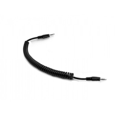 Spring cable Jack 3,5 mm Male / Jack 3,5 mm Male Stereo