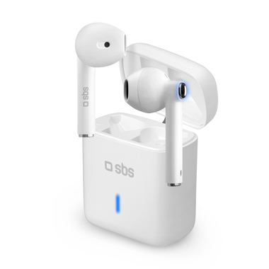 Auricolari wireless TWS con comando vocale e basetta