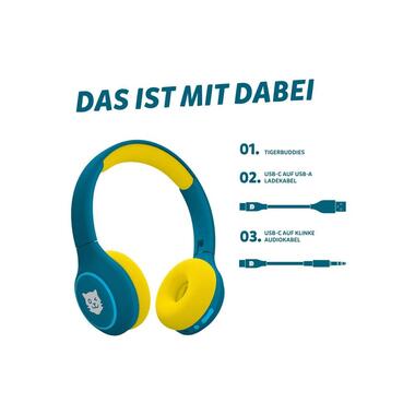 Tigermedia Tigerbuddies Kopfhörer blau