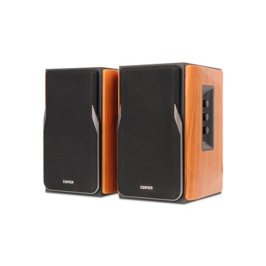 Coppia di diffusori da scaffale Edifier R1380T Marrone, Nero
