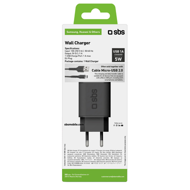 Chargeur de voyage avec prise UE