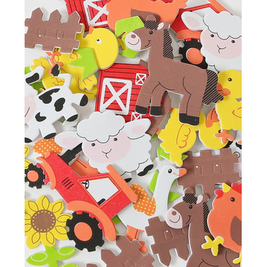 I AM CREATIVE Foamy 4019.36 Farm II, 29 Stück