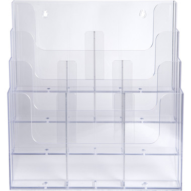 EXACOMPTA Porte-brochures Multi format 74258D transparent