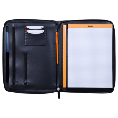 RHODIA Konferenzmappe A4 168116C schwarz