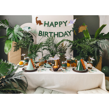 PARTYDECO Ghirlanda Happy Birthday 4.5m GRL106 Dinosauro