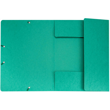 BIELLA Gummibandmappe A4 17840030U grün, 590gm2 220 Bl.