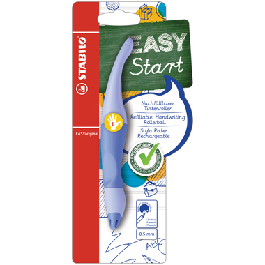 STABILO Tintenroller Easy Original B-58463-3 pastell blau, Linkshänder