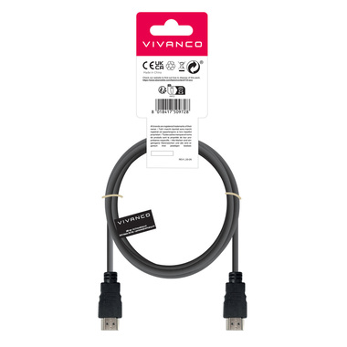 Connecteur HDMI 4K/24 Hz 10 m, noir | Vivanco