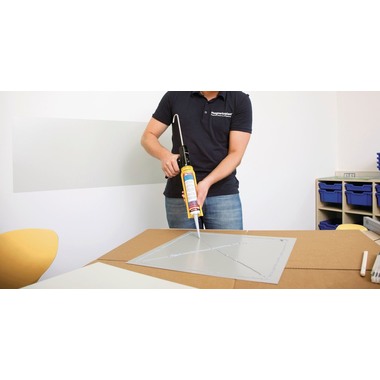 MAGNETOPLAN Magnetic Wall Set 500x500mm 16103 white, 20 boards