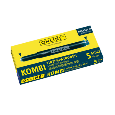 ONLINE Cart. encre combi 17056/12 Nightblue 5 pcs.