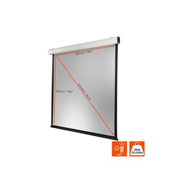 Celexon Motorleinwand Expert XL 300x300 cm 1:1