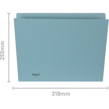 BIELLA Vertikalmappe A4 25542405U blau 240g 100 Stück