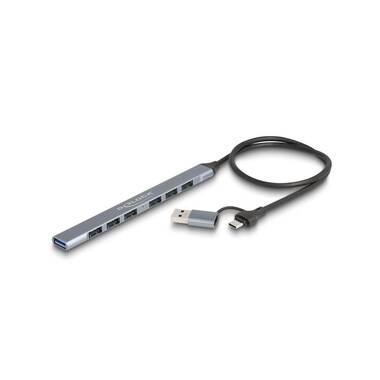 Delock USB-Hub USB-C/A - 6x USB-A 2.0/ 1x USB-A 3.0